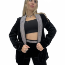 completo con dettagli argentati dancer